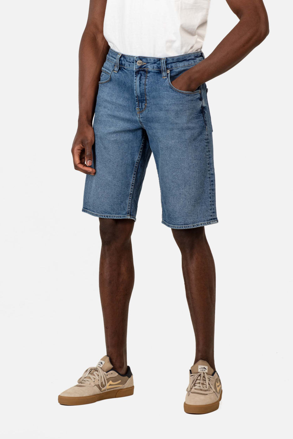 Reell Rafter Short 2 Denim Shorts Retro Mid Blue