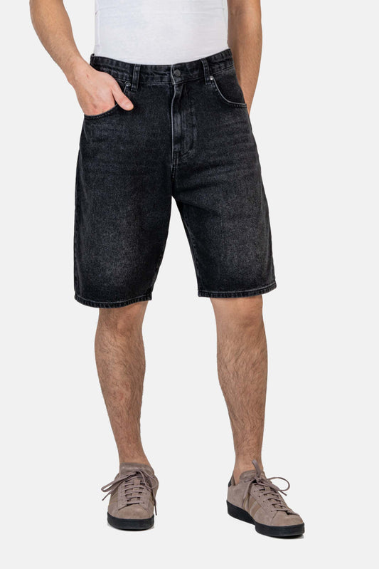 Reell Solid Short Denim Shorts Black Wash
