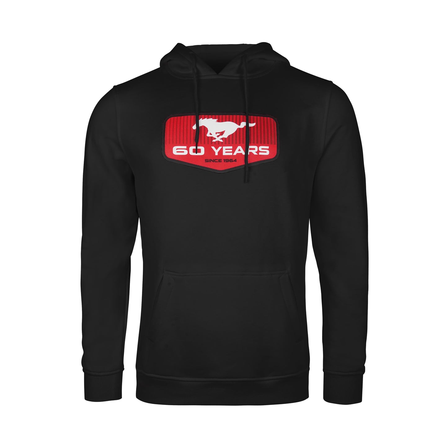Ford Mustang Hoodie Mustang 60 Years Logo Schwarz - Limited Edition
