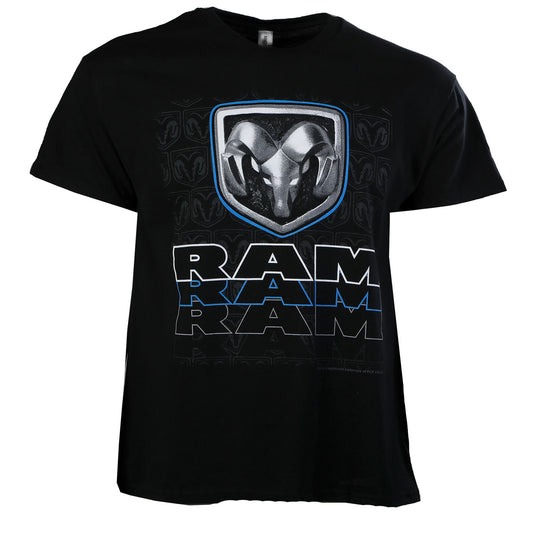 Dodge RAM T-Shirt Dodge RAM Triple Threat Motiv Schwarz