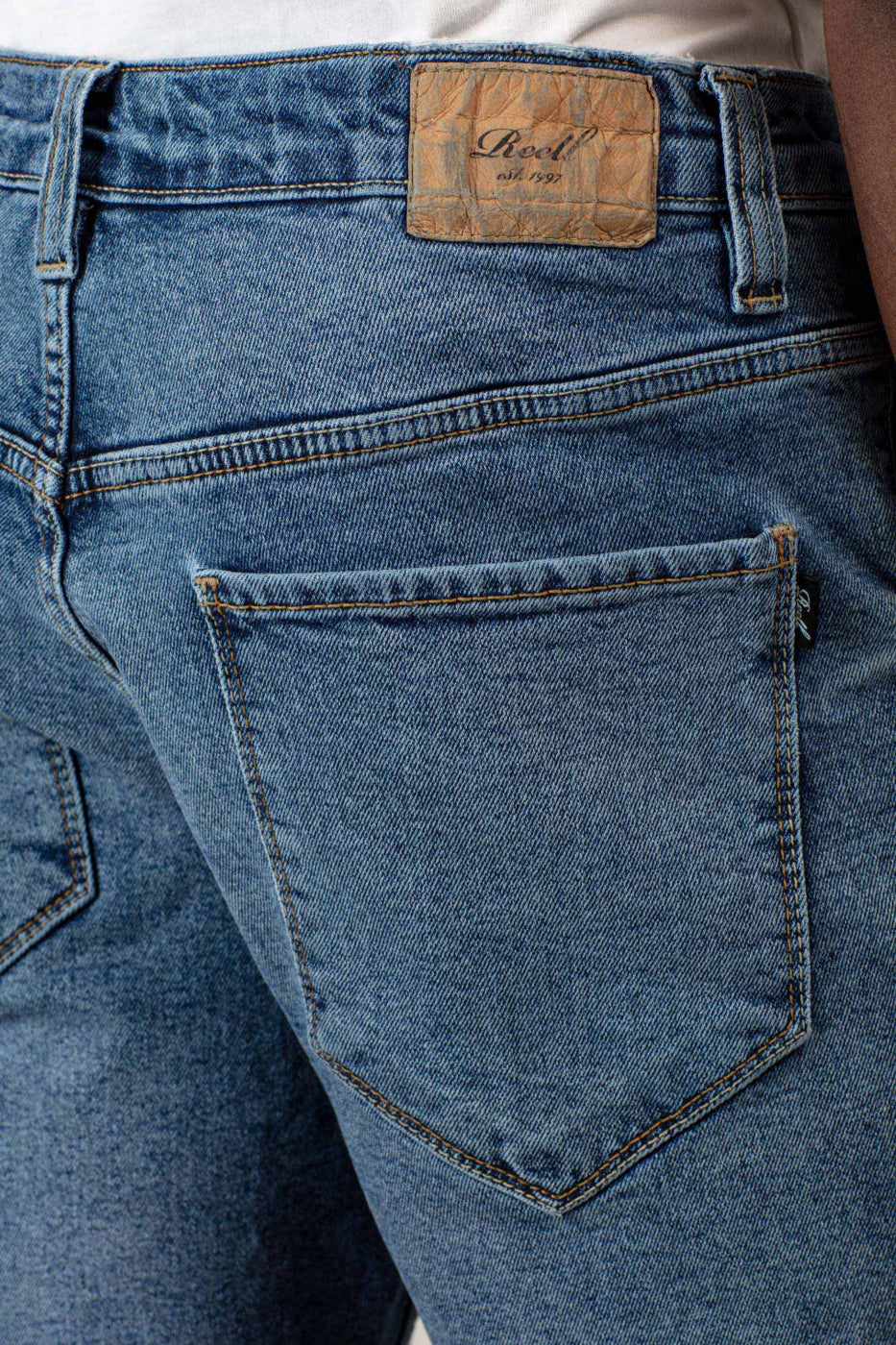 Reell Rafter Short 2 Denim Shorts Retro Mid Blue