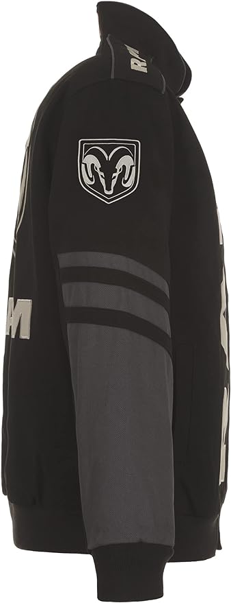 Dodge RAM Jacke Bestickt mit Dodge RAM Logo Schwarz