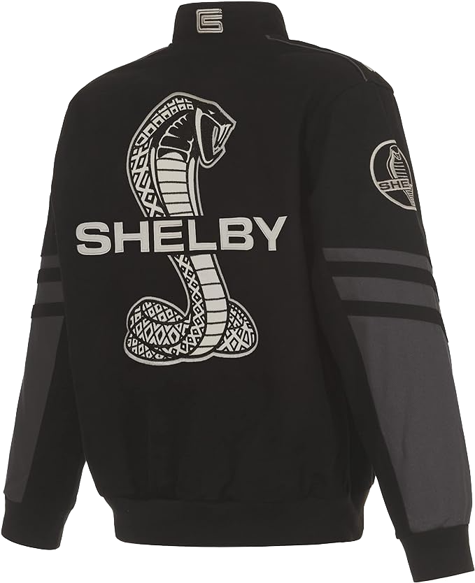 Shelby Jacke Bestickt Shelby Logo Schwarz