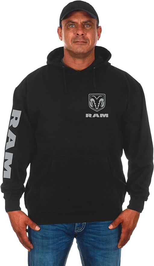 Dodge RAM Hoodie Kapuzenpullover Dodge RAM Logo Schwarz