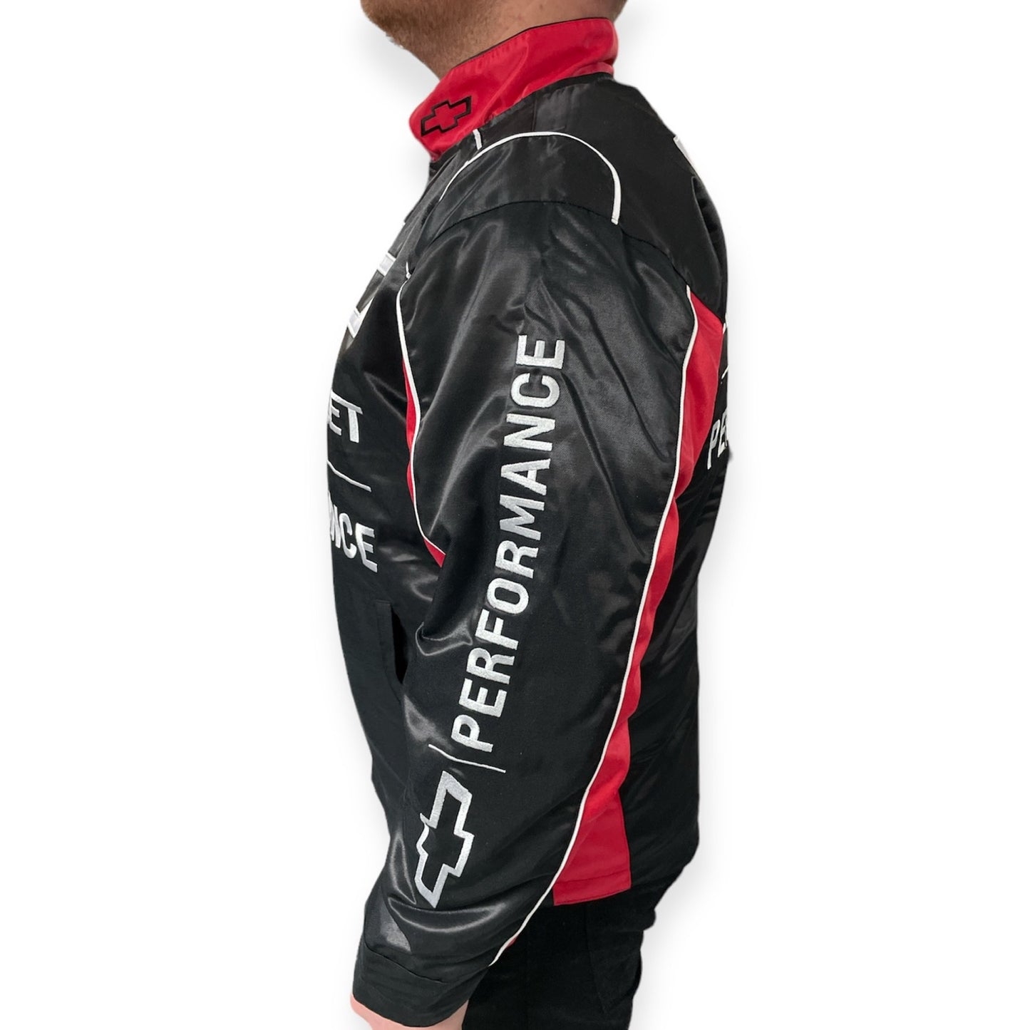 Chevrolet Performance Jacke Chevy Bowtie Chevrolet Performance Schwarz/Rot