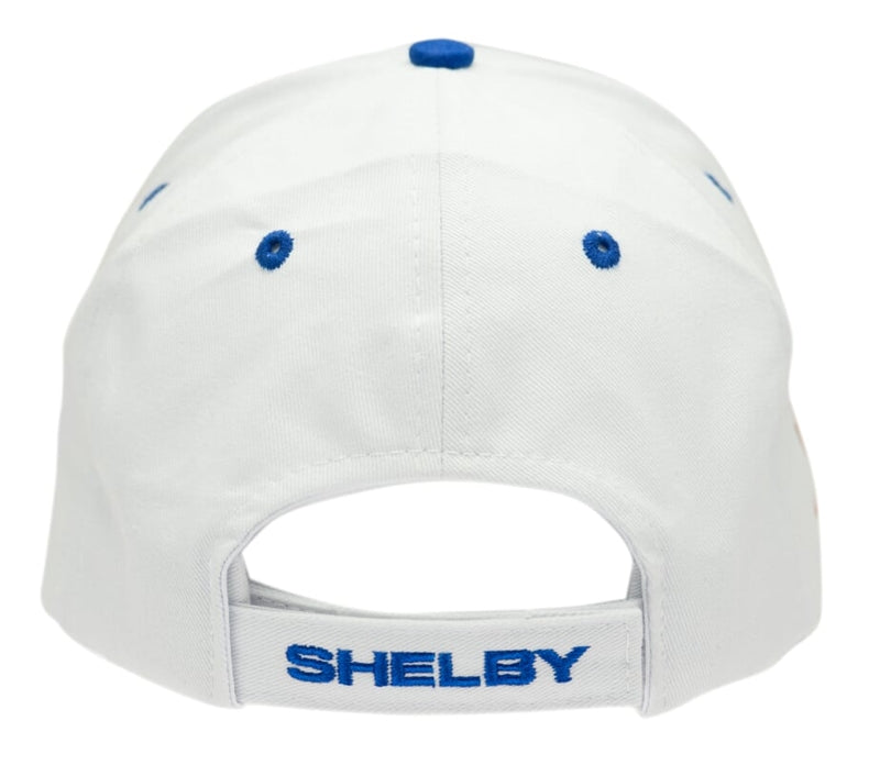 Shelby Basecap Shelby Cobra Logo USA Flag Weiß