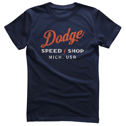Dodge T-Shirt Dodge Speed Shop Navy