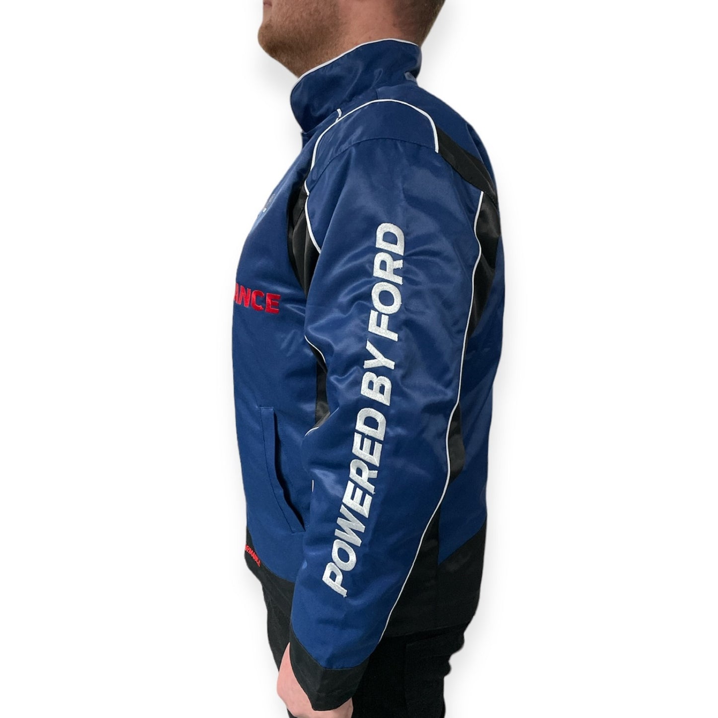 Ford Performance Jacke mit gestickten Ford Logos Navy/Schwarz