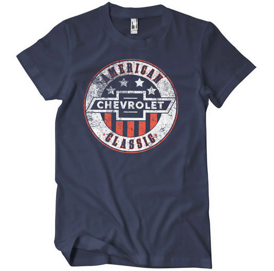 Chevrolet T-Shirt Chevrolet American Classic Washed Logo Navy