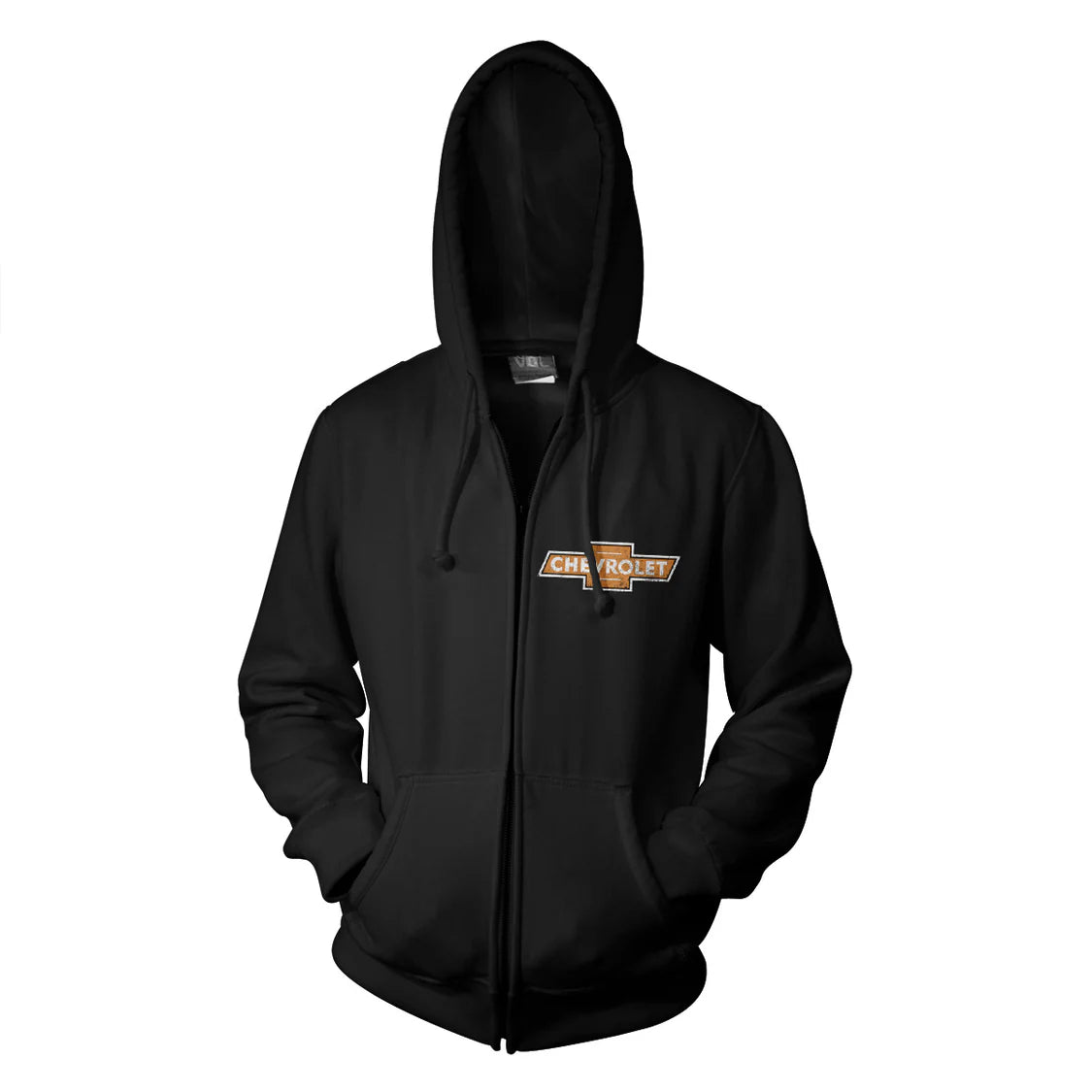 Chevrolet Kapuzenjacke Chevy Racing Logo Schwarz