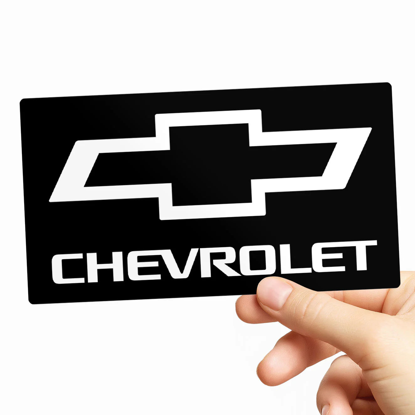 Chevrolet Bowtie Black Logo Sticker