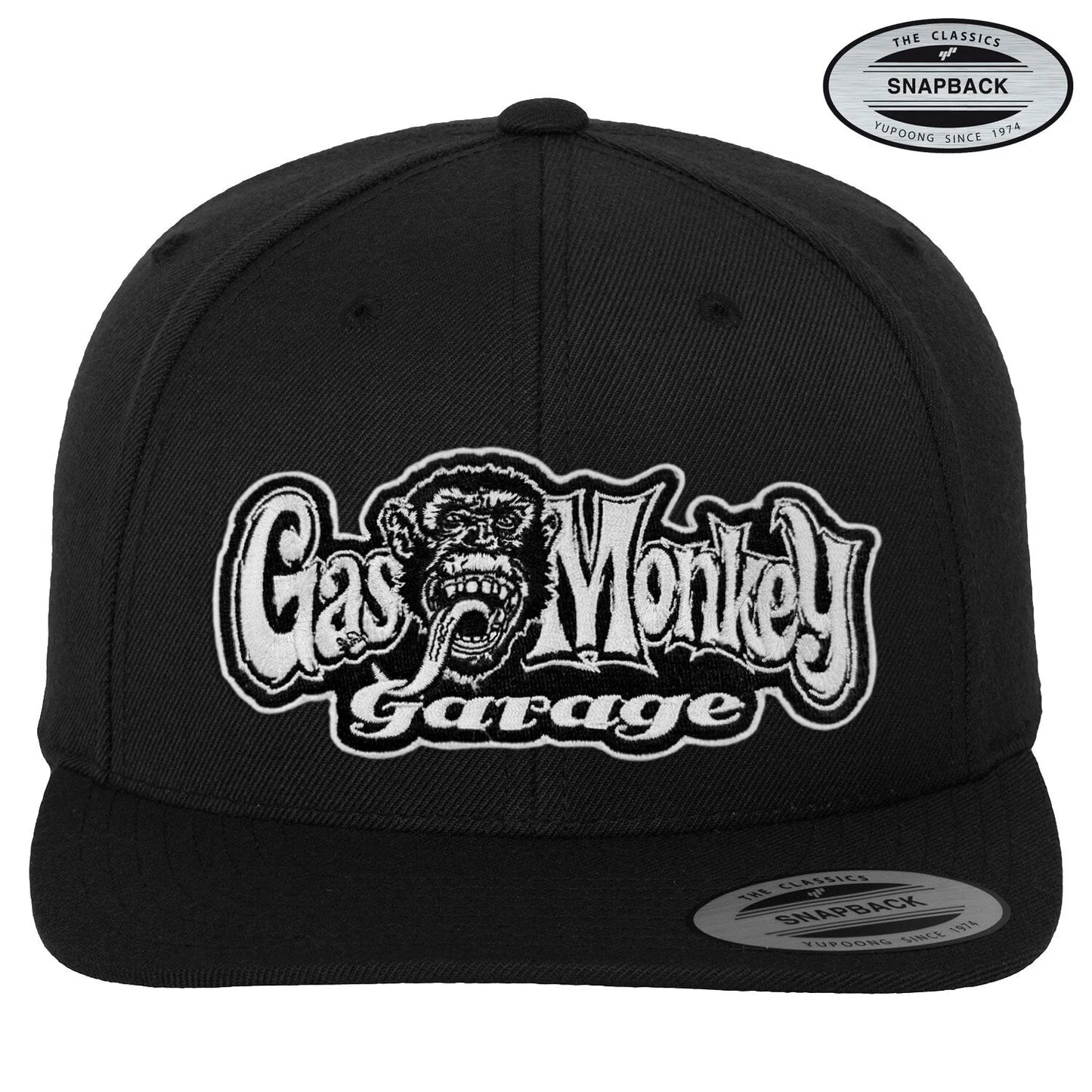 Gas Monkey Garage Snapback Cap Schwarz