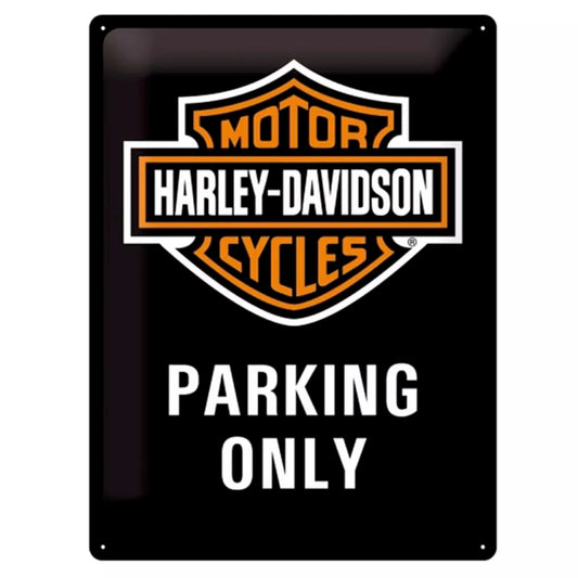 Harley-Davidson Blechschild Parking Only 30x40cm