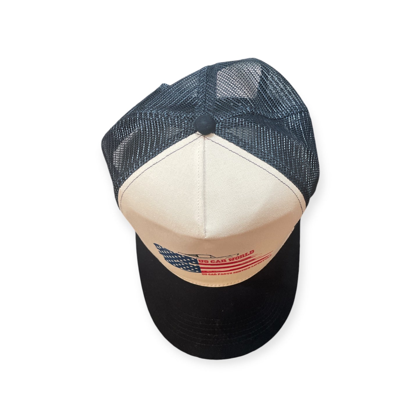US Car World Basecap Trucker Cap Navy/White