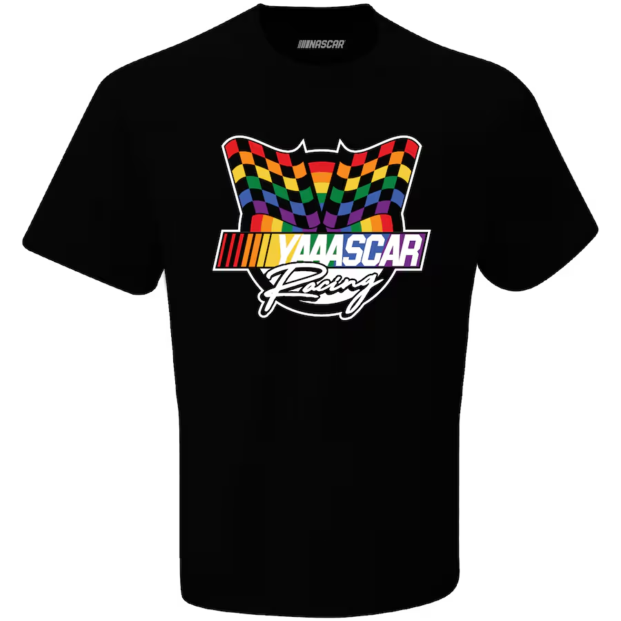 NASCAR Herren T-Shirt "YAAASCAR" Pride Schwarz