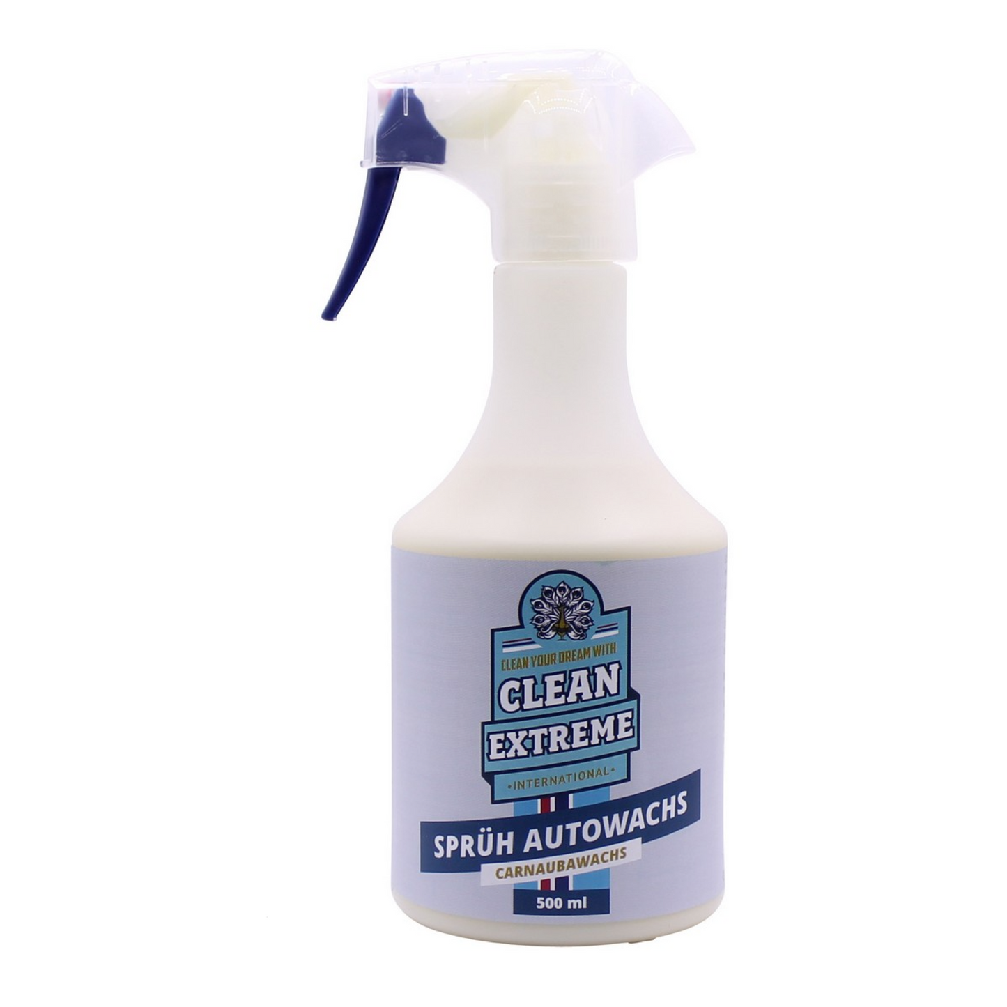 CLEANEXTREME Sprüh-WACHS 3 Monate Brillanz Auto-Lackversiegelung (Carnaubawachs) - 500 ml