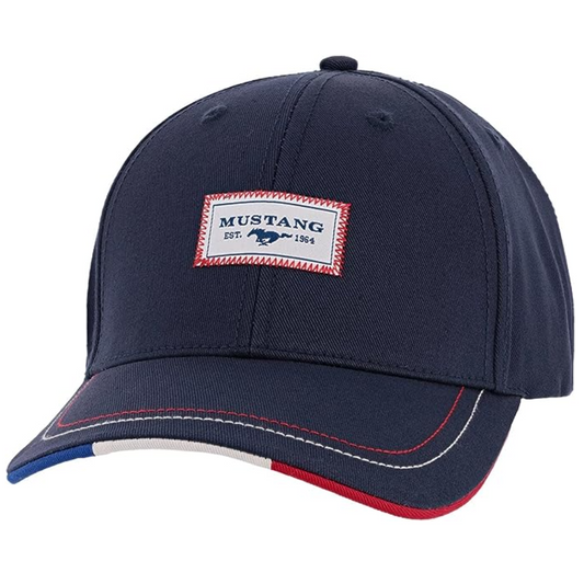 Ford Mustang Patriotic Underbill Snapback Basecap Navy
