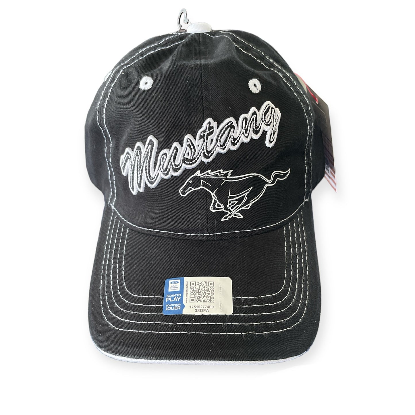 Ford Mustang Basecap Running Horse Pony Cap Schwarz