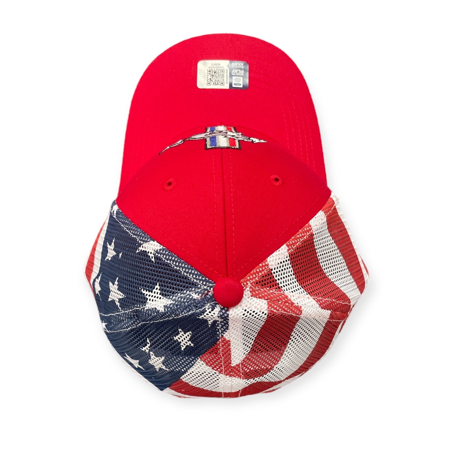 Ford Mustang Basecap Trucker Cap Mustang Tribar Logo Patriotic Rot/Blau/Weiß