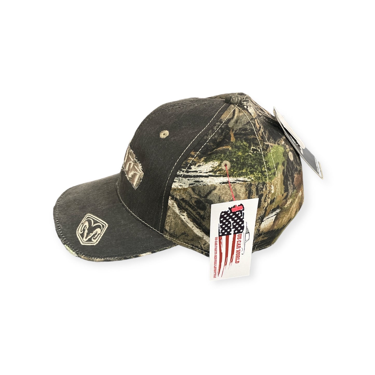 Dodge RAM Basecap Dodge RAM Logo Grau Mossy Oak Camo