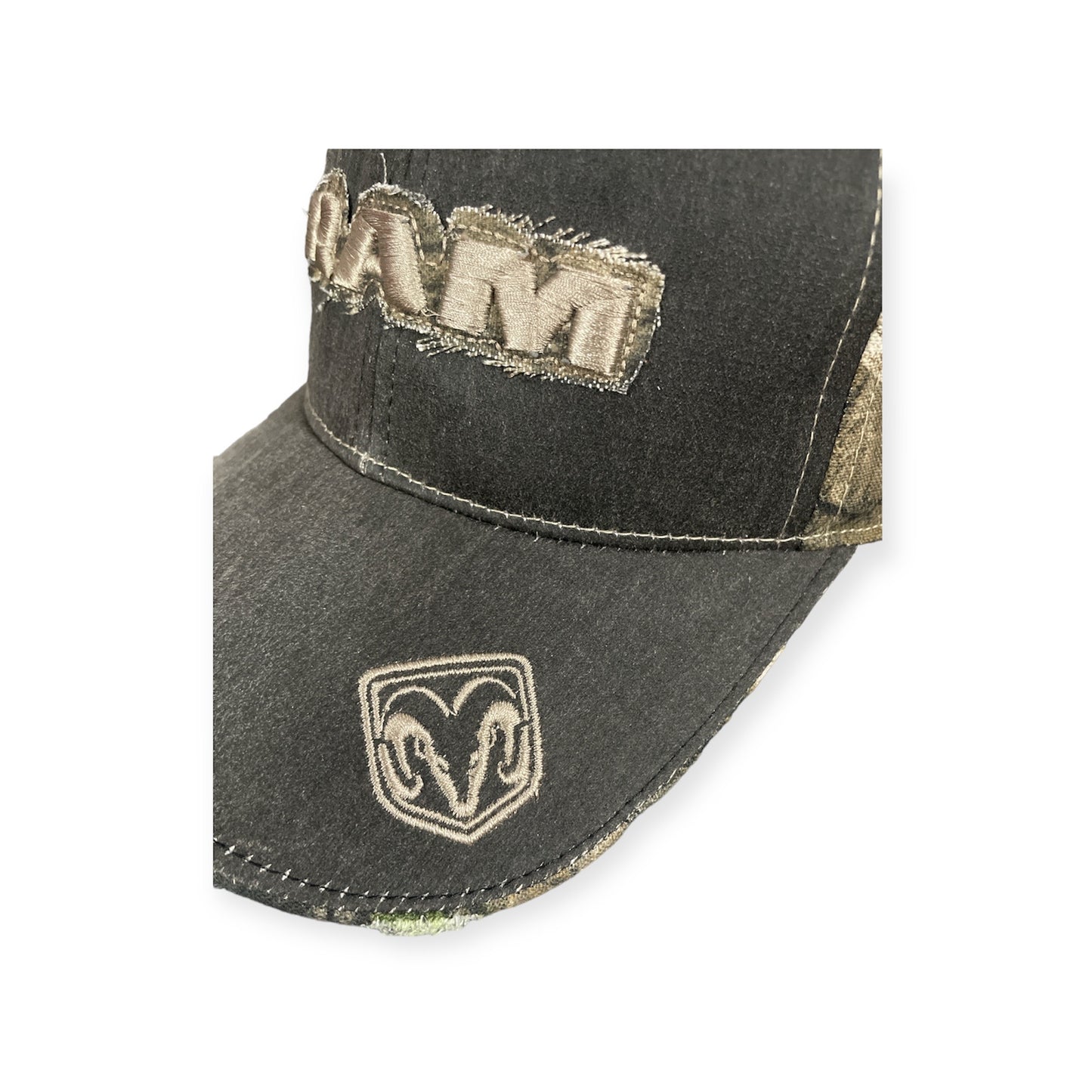 Dodge RAM Basecap Dodge RAM Logo Grau Mossy Oak Camo