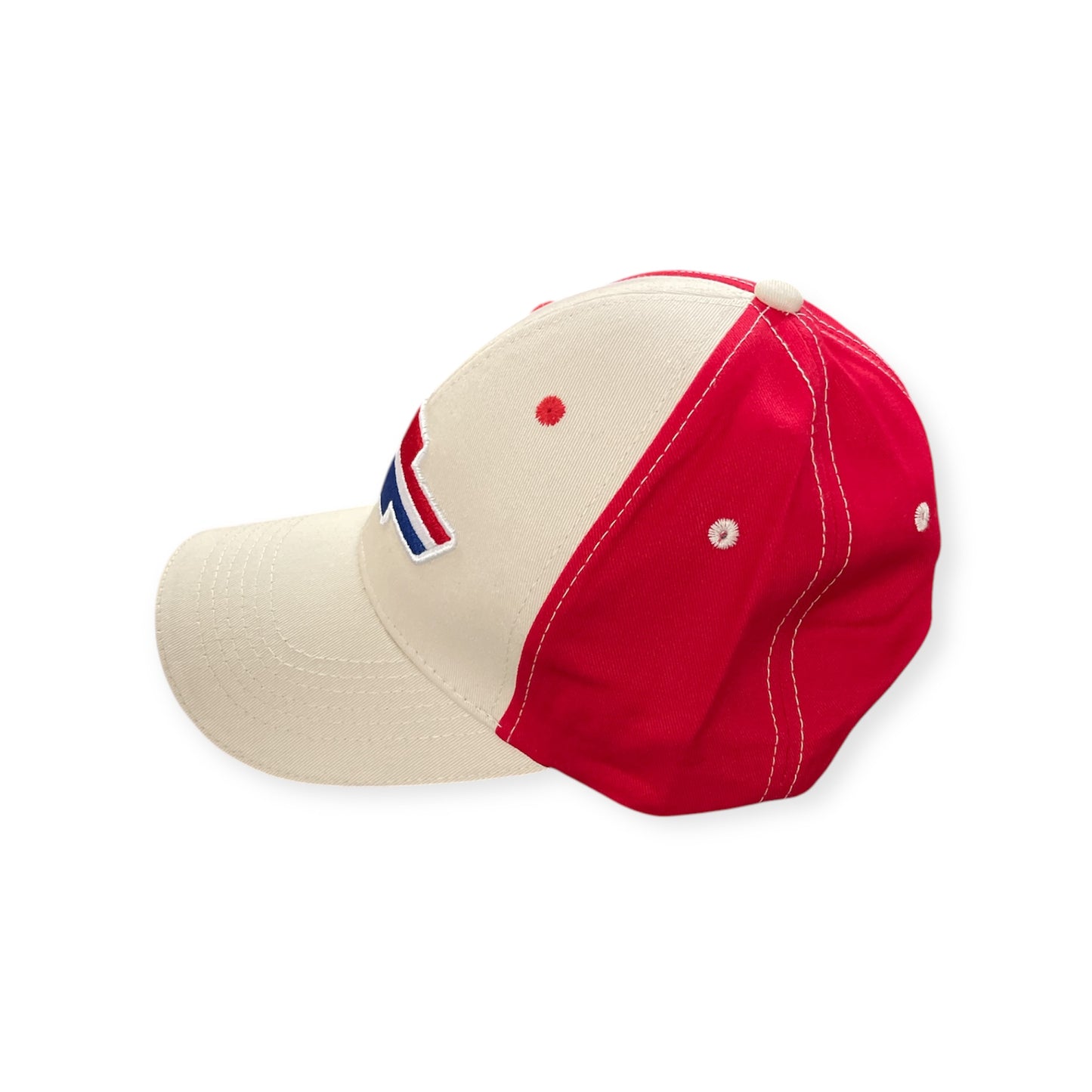 Chevrolet Basecap mit Chevy Bowtie Logo Beige/Rot