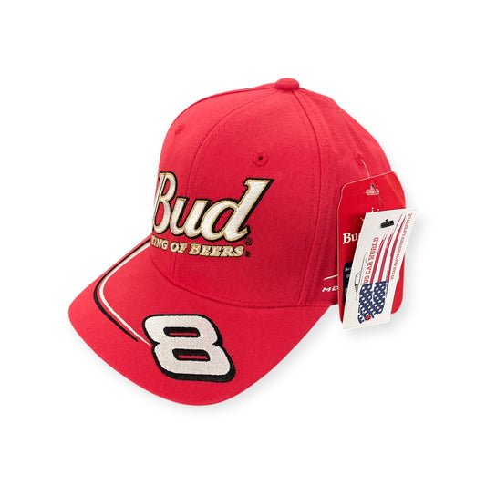 Dale Earnhardt Jr. Budweiser Basecap JR Nation Rot