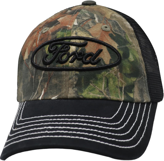 Ford Basecap Trucker Cap mit Ford Logo True Timber Black