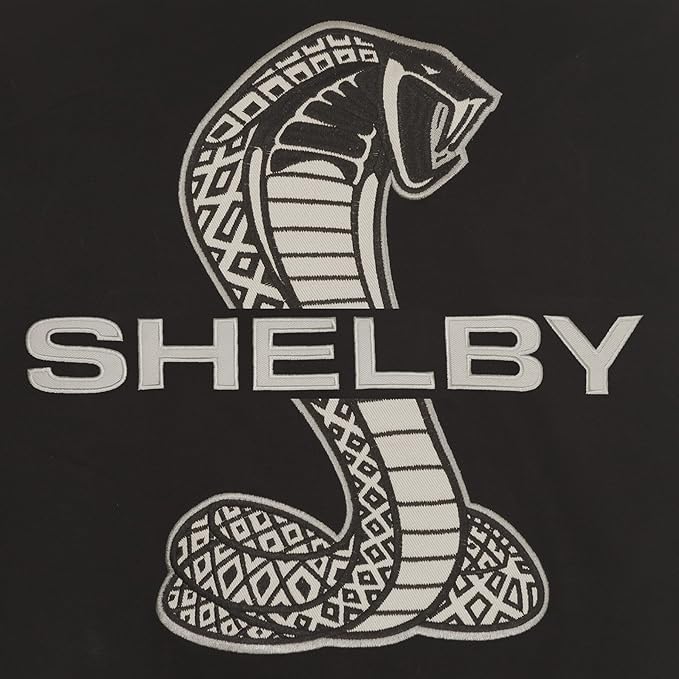 Shelby Jacke Bestickt Shelby Logo Schwarz