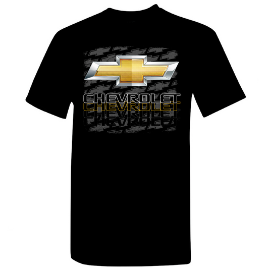 Chevrolet Chevelle T-Shirt Chevy Bowtie Triple Threat Schwarz