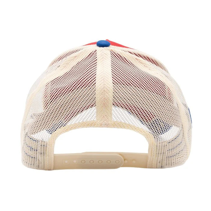 King Kerosin Trucker Cap «Make choppers great again» Rot/Blau