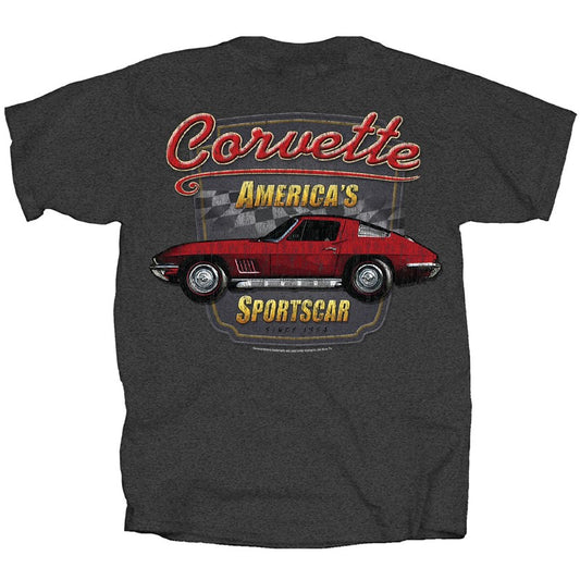 Corvette T-Shirt America's Sports Car Since 1954 Dunkelgrau