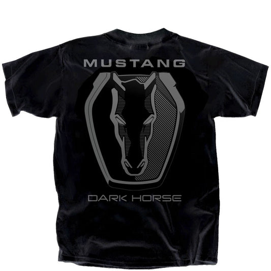 Ford Mustang T-Shirt Mustang Dark Horse Logo Schwarz