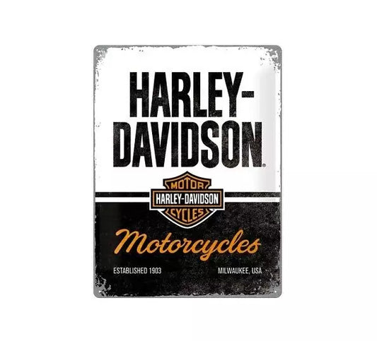 Harley-Davidson Blechschild Harley-Davidson Motorcycles 30x40cm