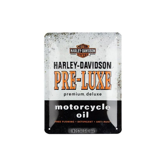 Harley-Davidson Blechschild Pre-Luxe 15x20cm