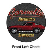 Corvette T-Shirt America's Sports Car Since 1954 Dunkelgrau