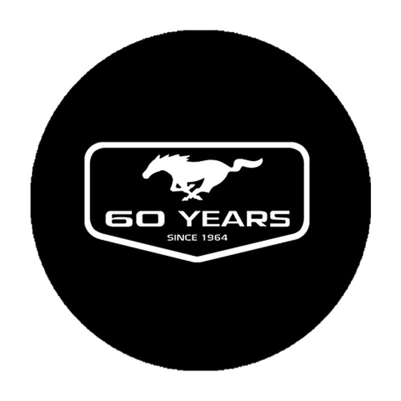 Mustang T-Shirt Ford Mustang 60th Anniversary Logo Schwarz