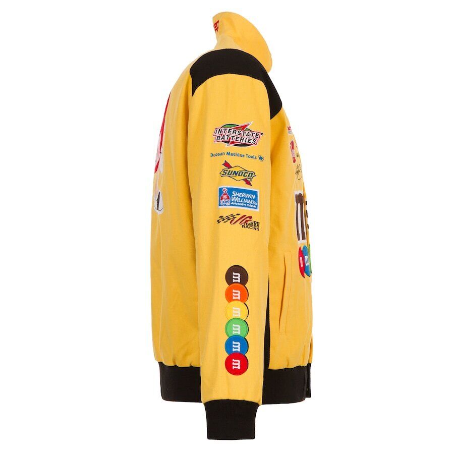 NASCAR Jacke Kyle Busch Joe Gibbs Racing Team M&Ms Uniform Jacke Gelb