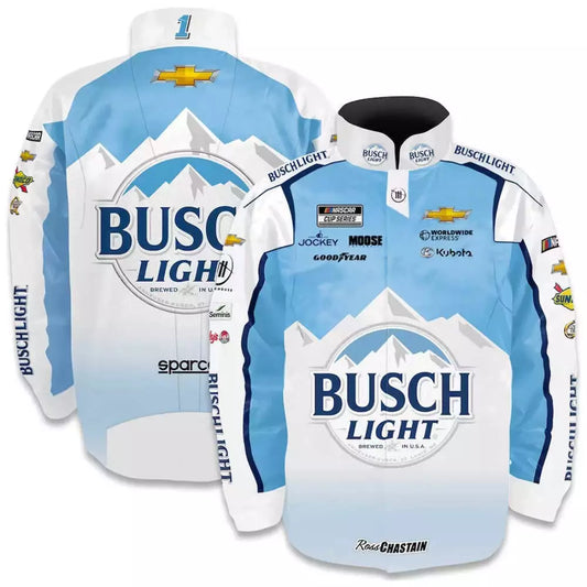 NASCAR Ross Chastain Busch Light Adult Nylon Uniform Jacket