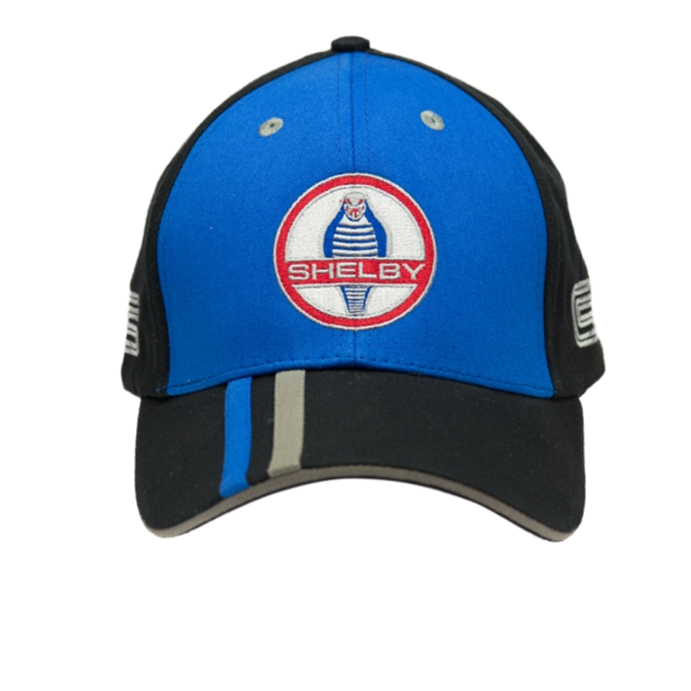 Shelby Basecap Shelby Cobra Stripes Basecap Schwarz/Blau