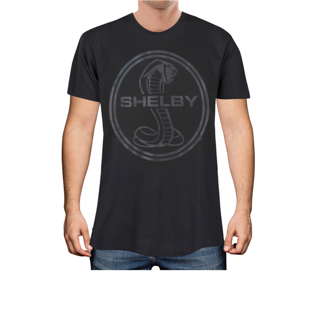 Shelby T-Shirt Shelby Vinyl Circle Logo Schwarz