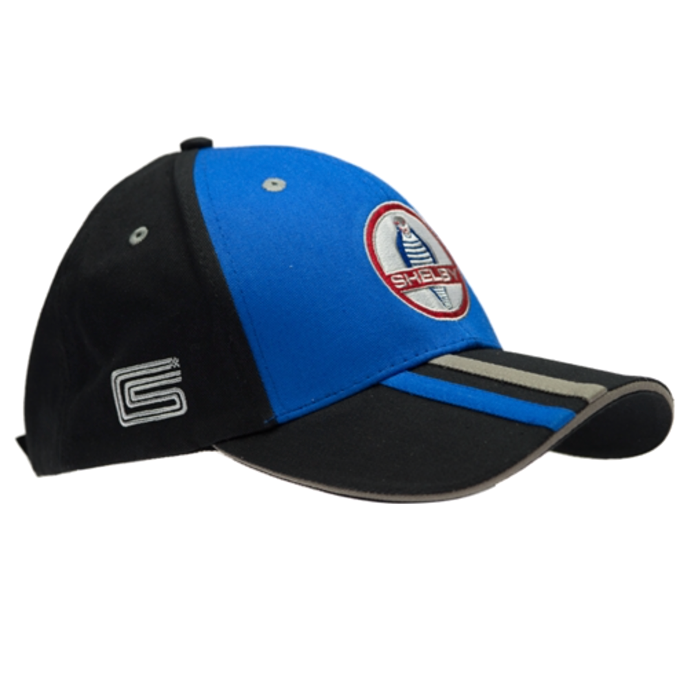 Shelby Basecap Shelby Cobra Stripes Basecap Schwarz/Blau