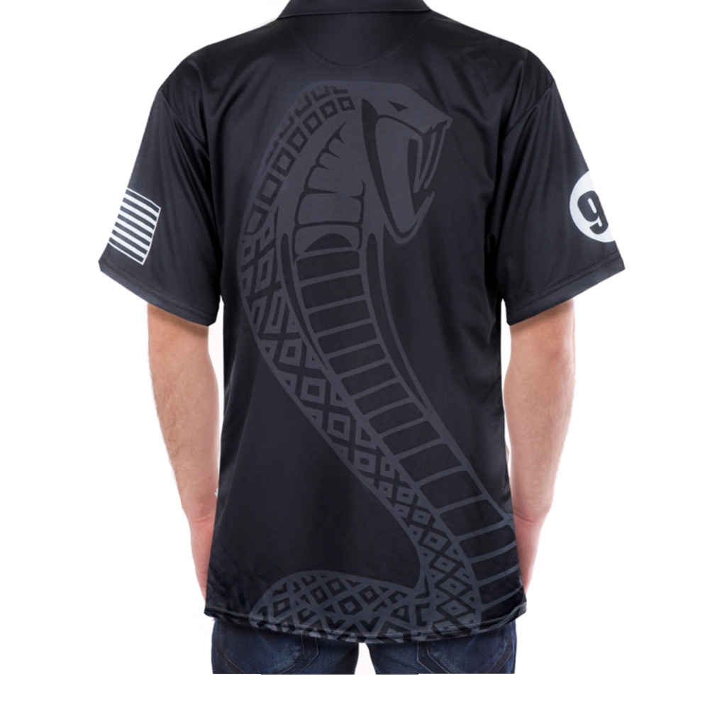 Shelby Sublimated Black Polo Shelby Poloshirt Schwarz