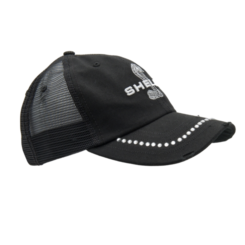 Shelby Damen Basecap Shelby Super Snake Rhinstone Schwarz