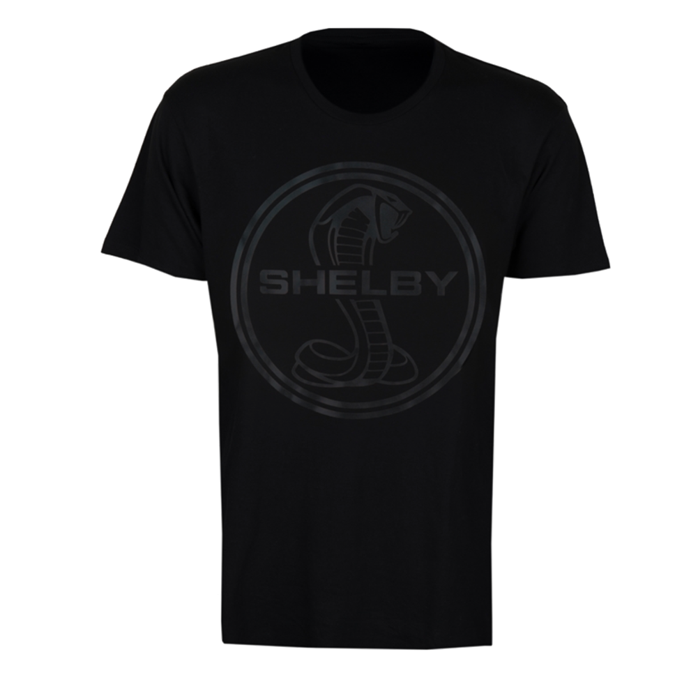 Shelby T-Shirt Shelby Vinyl Circle Logo Schwarz