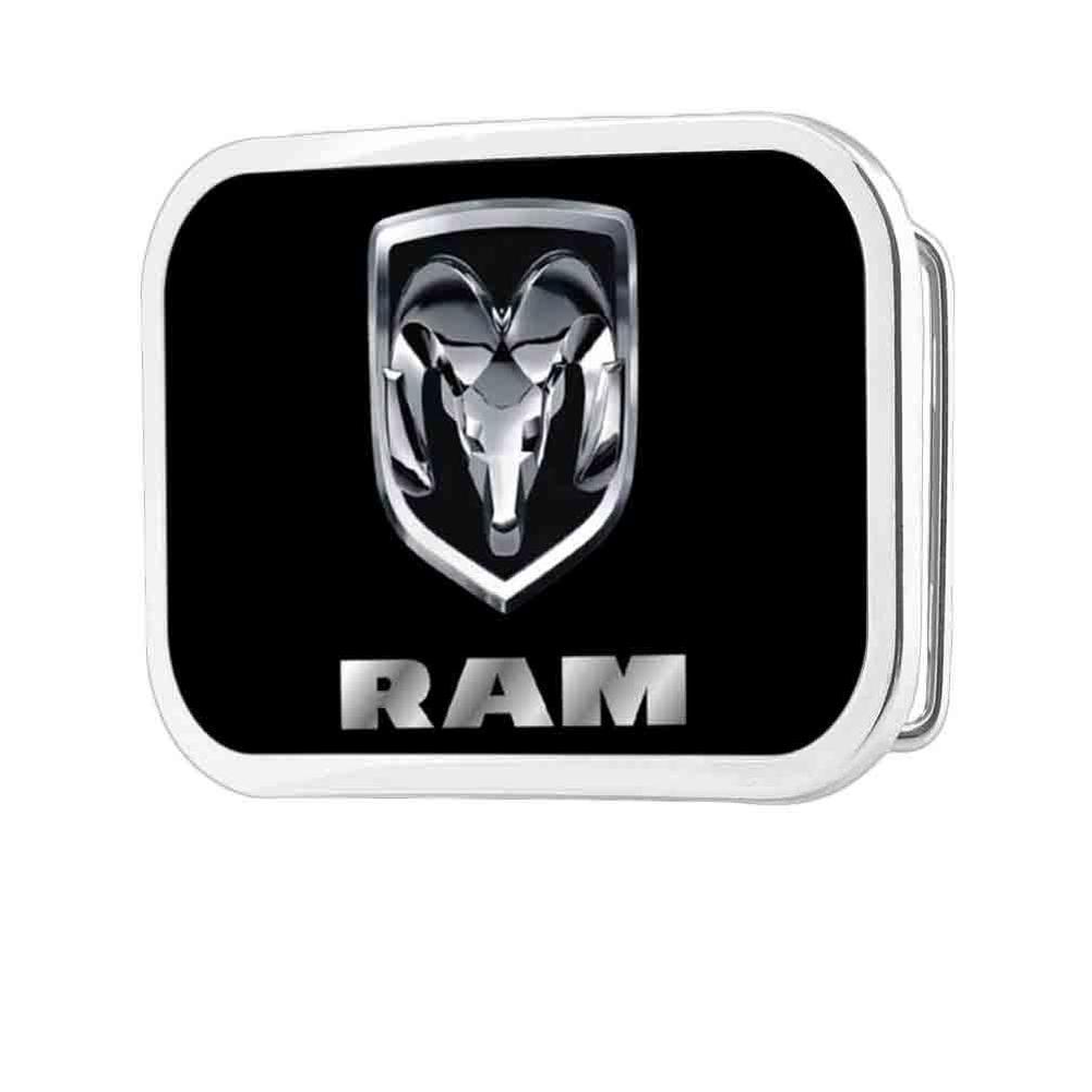 Dodge RAM Buckle Dodge RAM Gürtelschnalle Classic RAM Logo Schwarz