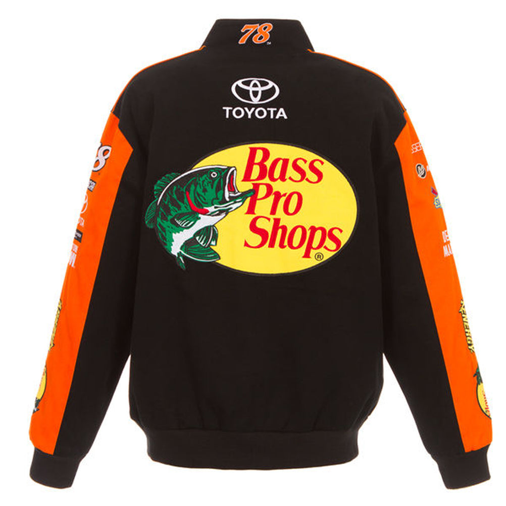 NASCAR Jacke Matrin Truex Jr. Bass Pro Shops Jacke Schwarz/Orange