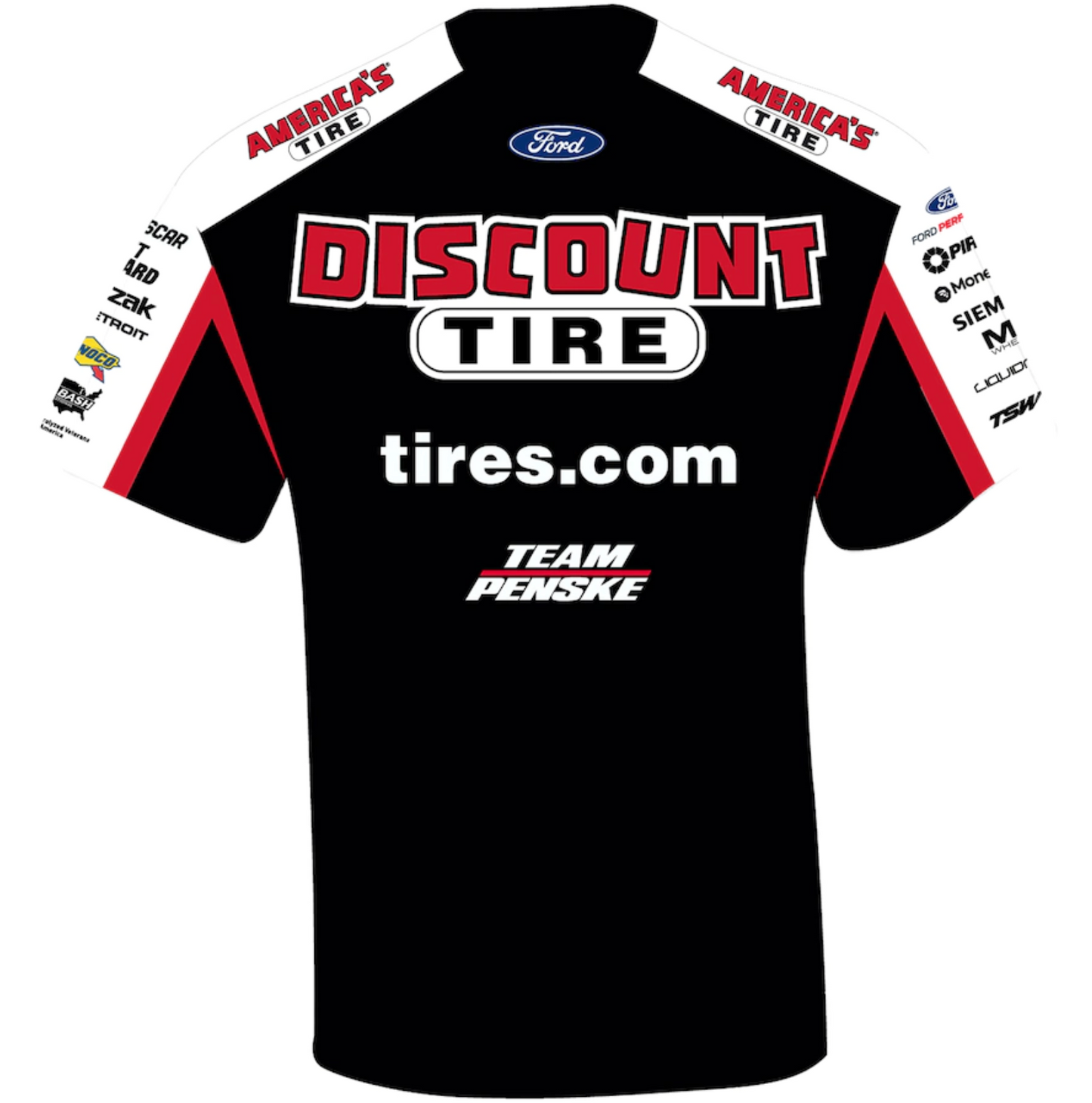NASCAR T-Shirt Brad Keselowski Team Penske Black Pit Crew T-Shirt