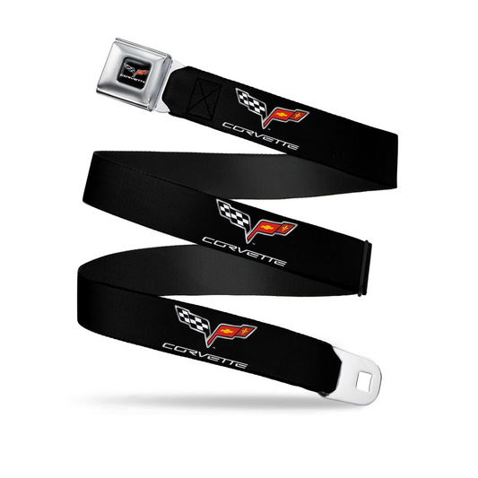 Corvette C6 Sicherheitsgurt Gürtel Corvette C6 Logo Flag Print