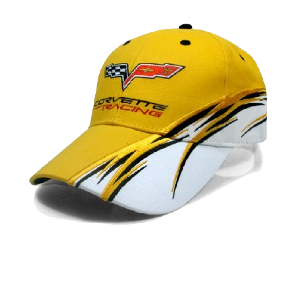 Corvette C6 Racing Basecap mit C6 Logo Flag Gelb